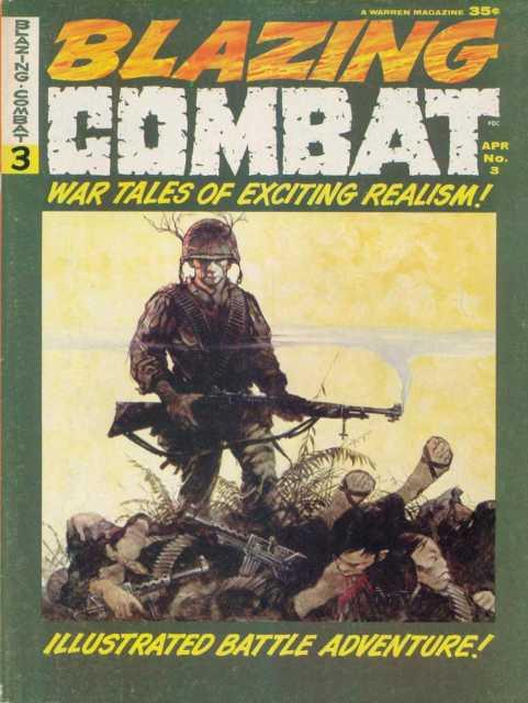 Blazing Combat #3 comic cover