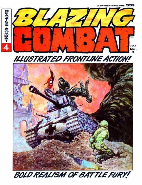 Blazing Combat #4 comic cover