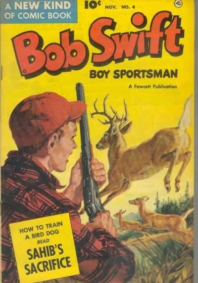 Bob Swift Boy Sportsman #4 comic cover