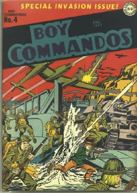 Boy Commandos #4 comic cover
