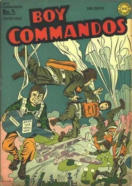 Boy Commandos #5 comic cover