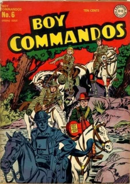 Boy Commandos #6 comic cover