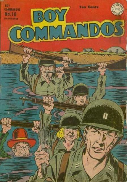 Boy Commandos #10 comic cover