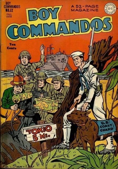 Boy Commandos #12 comic cover