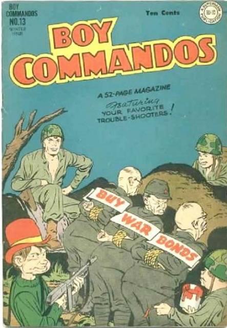 Boy Commandos #13 comic cover