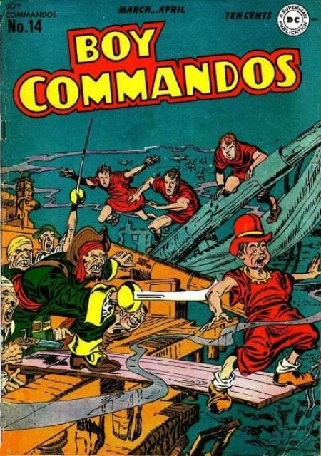 Boy Commandos #14 comic cover