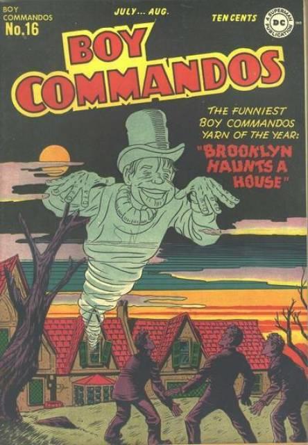 Boy Commandos #16 comic cover
