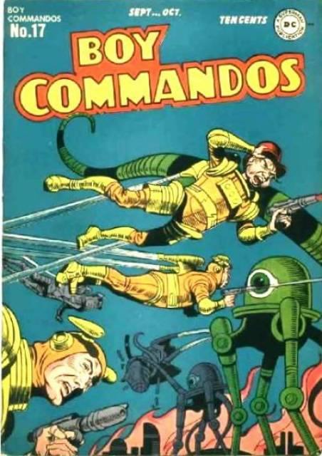 Boy Commandos #17 comic cover