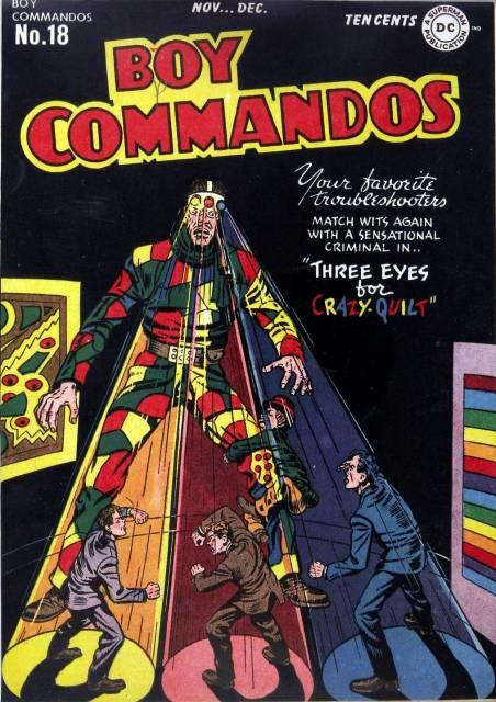 Boy Commandos #18 comic cover