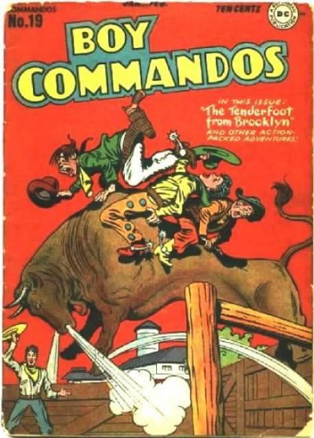 Boy Commandos #19 comic cover