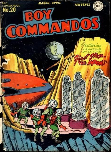 Boy Commandos #20 comic cover