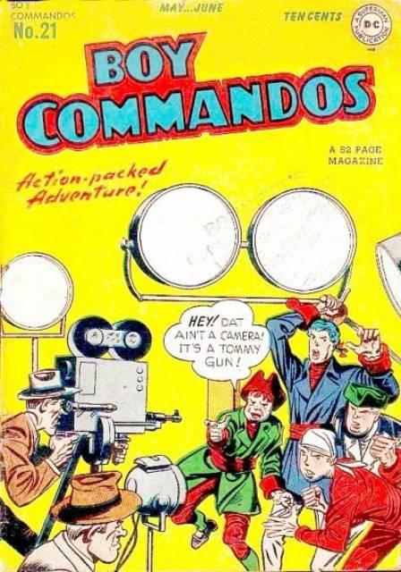 Boy Commandos #21 comic cover