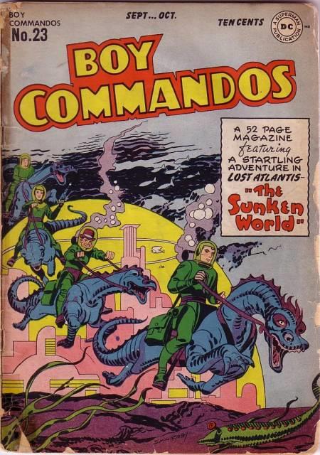 Boy Commandos #23 comic cover