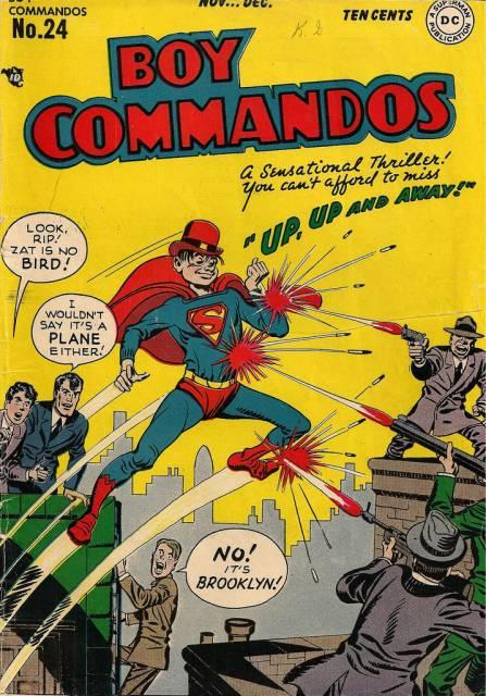 Boy Commandos #24 comic cover