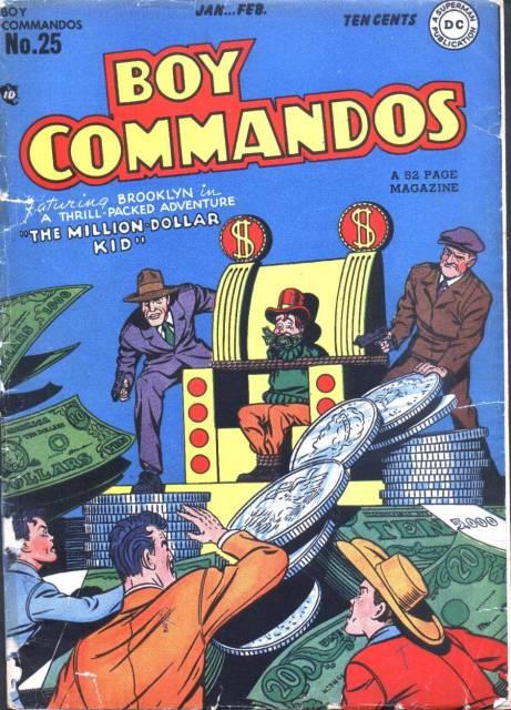 Boy Commandos #25 comic cover