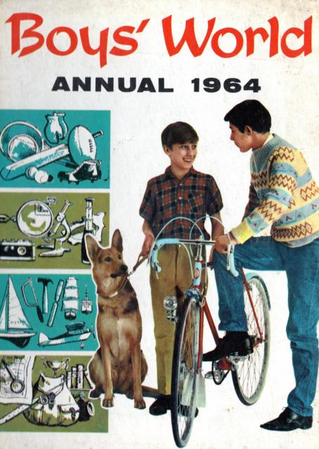 Boys World Annual 1964 comic cover