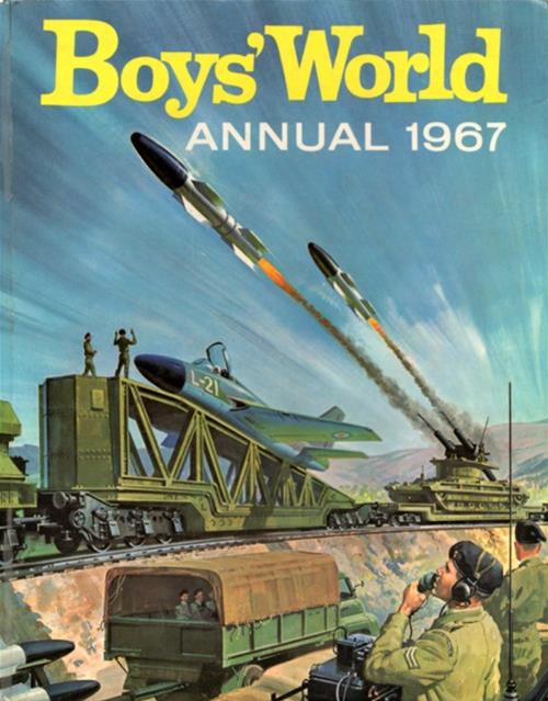 Boys World Annual 1967 comic cover