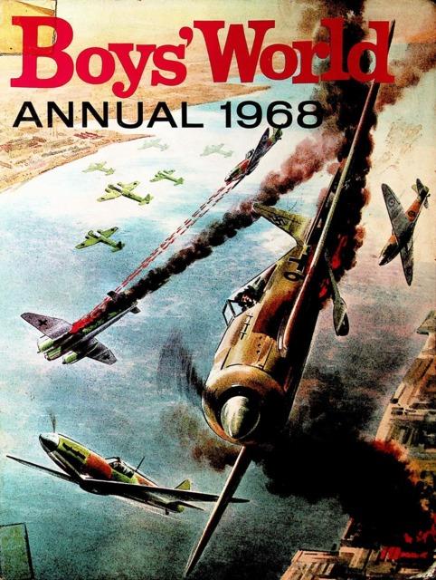 Boys World Annual 1968 comic cover