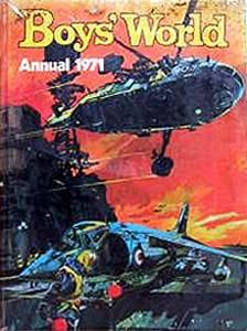 Boys World Annual 1971 comic cover