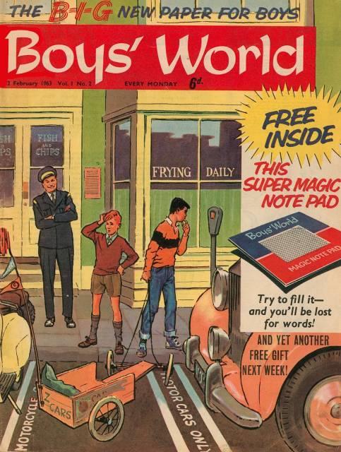 Boys World Vol 1 #2 comic cover