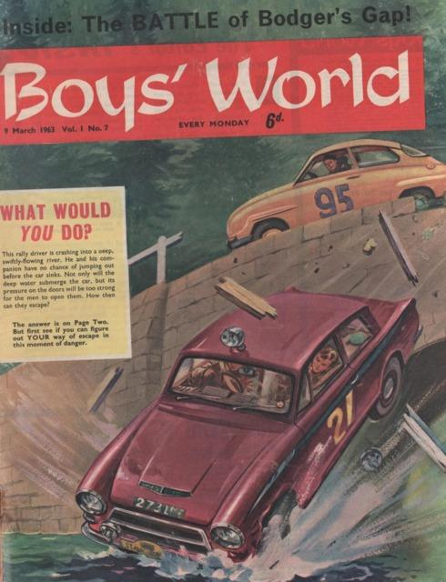 Boys World Vol 1 #7 comic cover