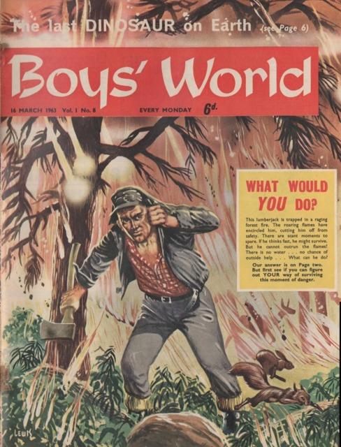 Boys World Vol 1 #8 comic cover