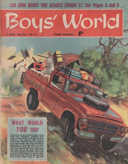 Boys World Vol 1 #12 comic cover