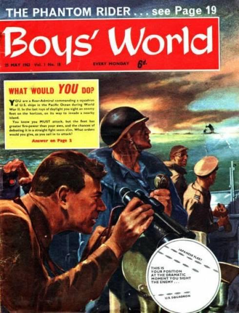 Boys World Vol 1 #18 comic cover