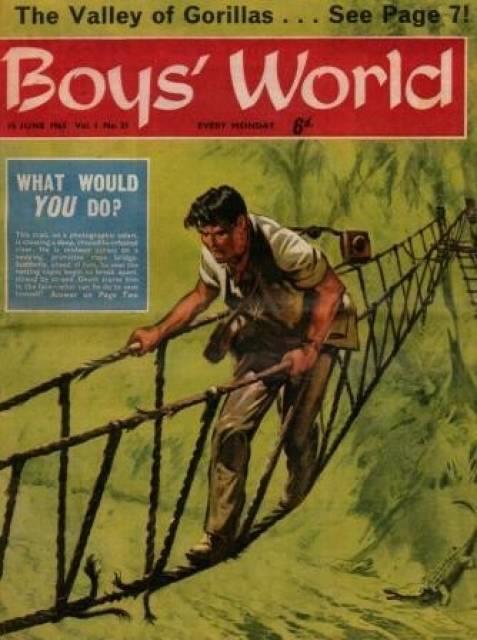 Boys World Vol 1 #21 comic cover