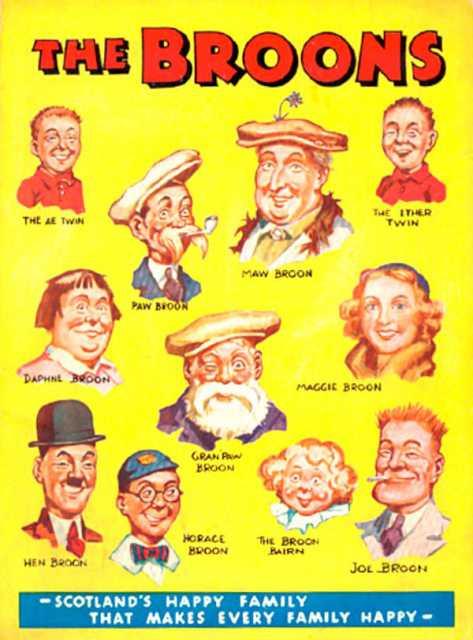 Broon annual 1940 comic cover