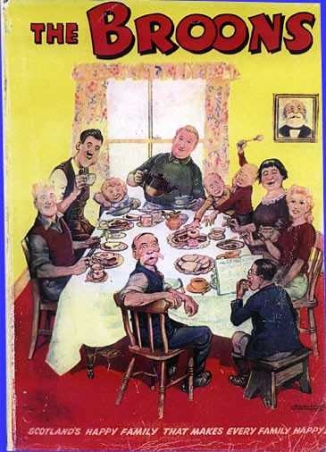 Broon annual 1952 comic cover