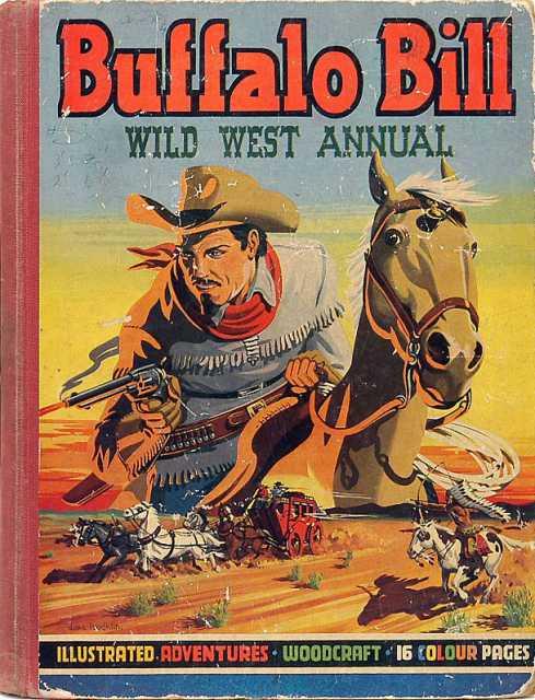 Buffalo Bill Wild West Annual 1951 comic cover