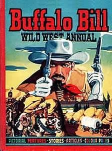 Buffalo Bill Wild West Annual 1952 comic cover