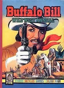 Buffalo Bill Wild West Annual 1954 comic cover