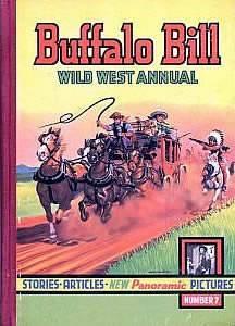 Buffalo Bill Wild West Annual 1956 comic cover