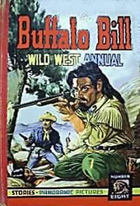 Buffalo Bill Wild West Annual 1957 comic cover