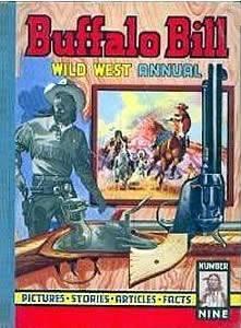Buffalo Bill Wild West Annual 1958 comic cover