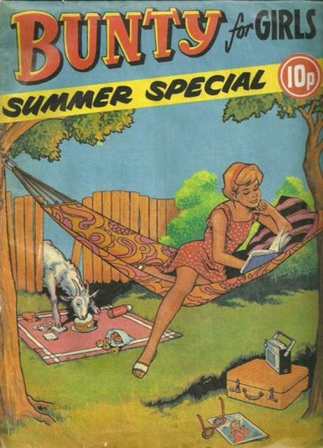 Bunty for Girls Summer Special 1972 comic cover