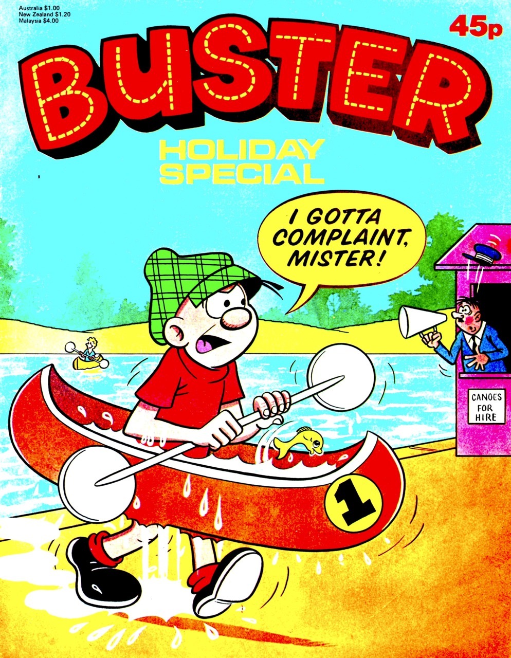 Buster Holiday Fun Special 1981 comic cover