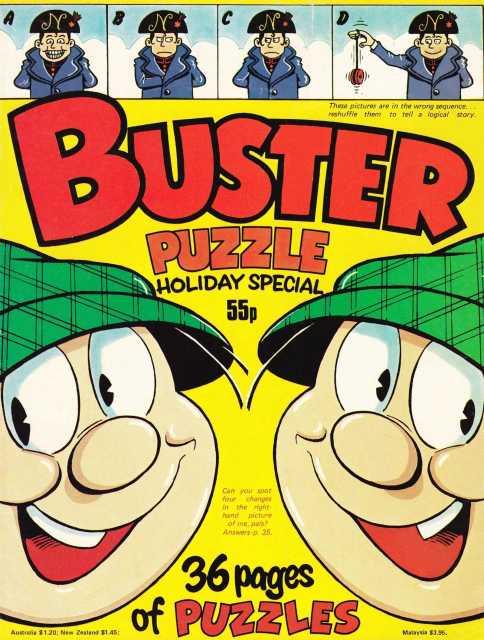 Buster Holiday Fun Special 1984 comic cover