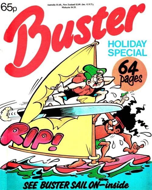 Buster Holiday Fun Special 1987 comic cover