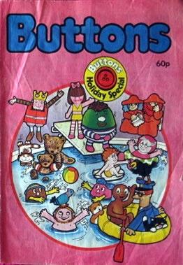 Buttons Holiday Special 1984 comic cover