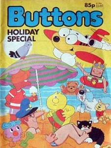 Buttons Holiday Special 1987 comic cover