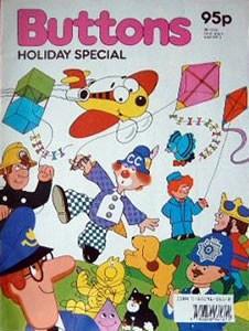 Buttons Holiday Special 1989 comic cover