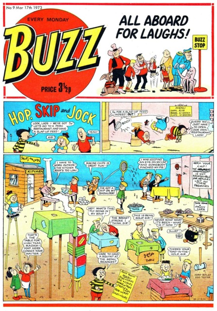 Buzz no. 9 comic cover