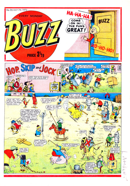 Buzz no. 25 comic cover
