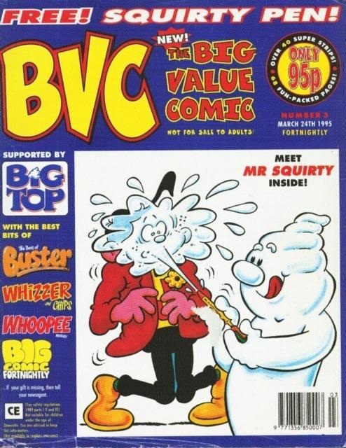 BVC the Big Value Comic 3 comic cover