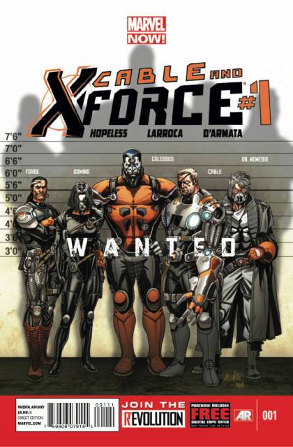 Cable and X-Force #1 comic cover
