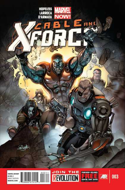 Cable and X-Force #3 comic cover