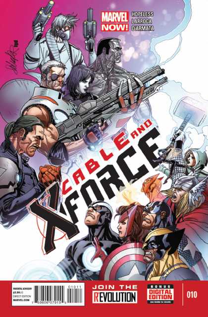 Cable and X-Force #10 comic cover